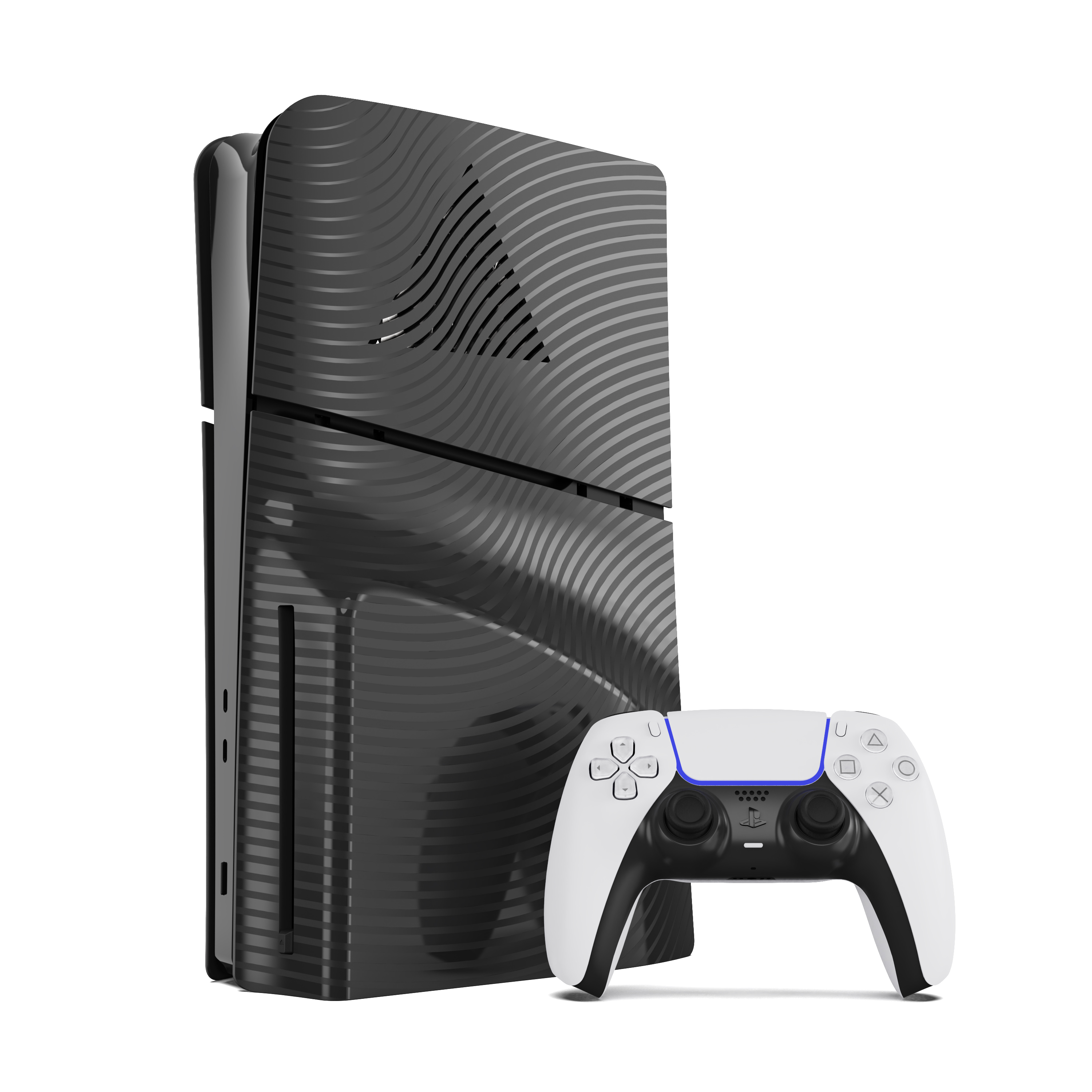 PS5 Slim Console Cover Plates Accessories Cooling Vents Panels for Playstation 5 Slim Disc Digital